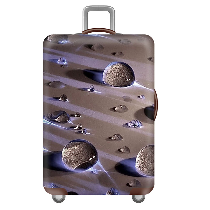 Unisex großer Hartschalenkoffer mit robustem Trolleygriff und elastischem Design-Schutzüberzug im Superhelden-Design Skanto