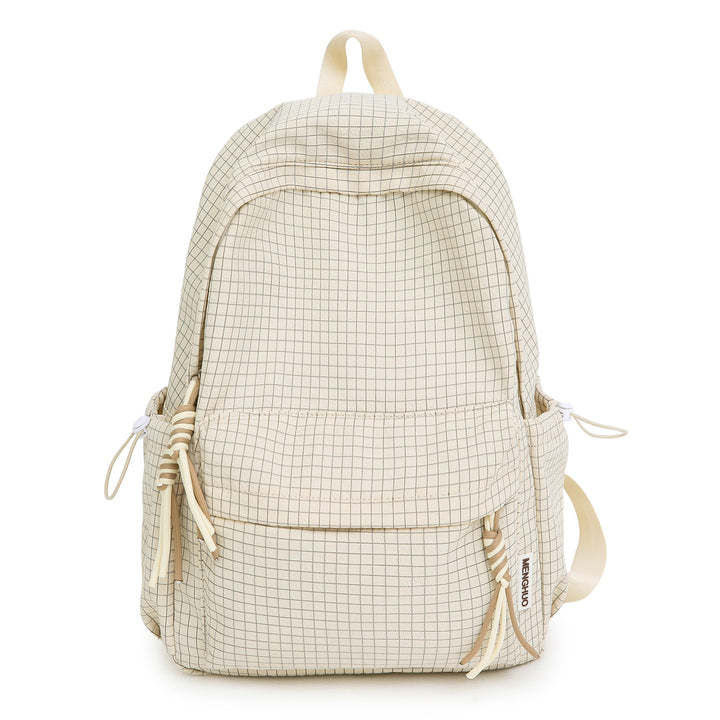 Vielseitiger leichter Schulrucksack mit Gittermuster Skanto