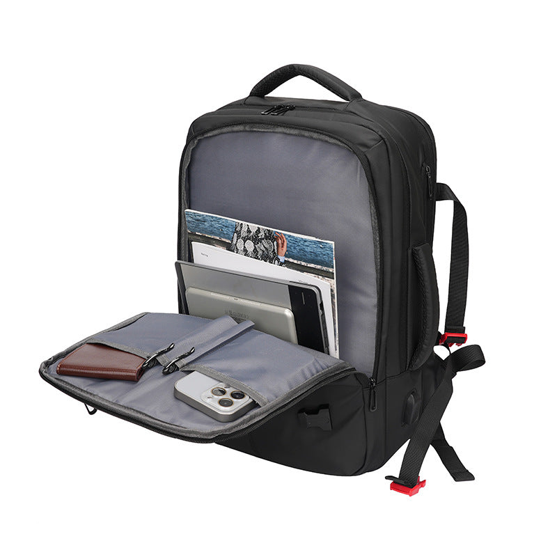 Multifunktionaler Laptop-Rucksack mit wasserabweisendem Design und ergonomischen Gurten Skanto