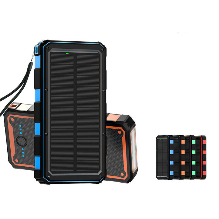 Solarbetriebene Hochleistungs-Powerbank mit robustem Gehäuse Skanto