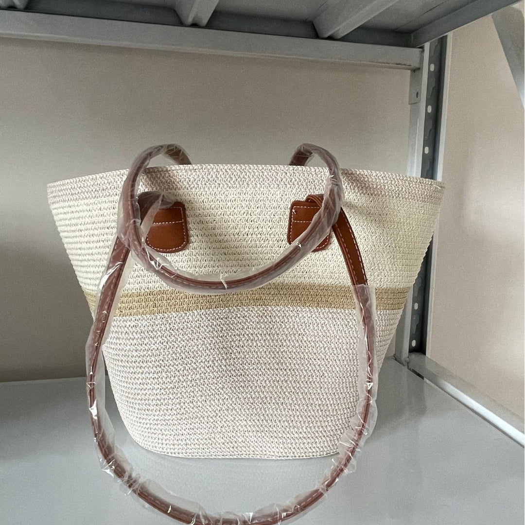 Elegante geflochtene Tragetasche Skanto