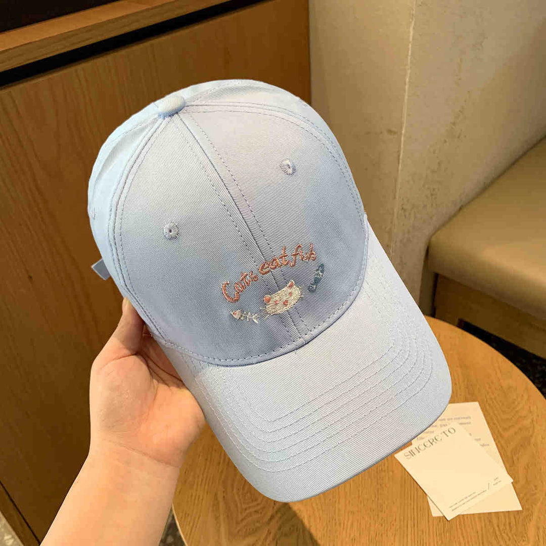 Damen Baseballkappe Skanto mit Katzenmotiv-Stickerei