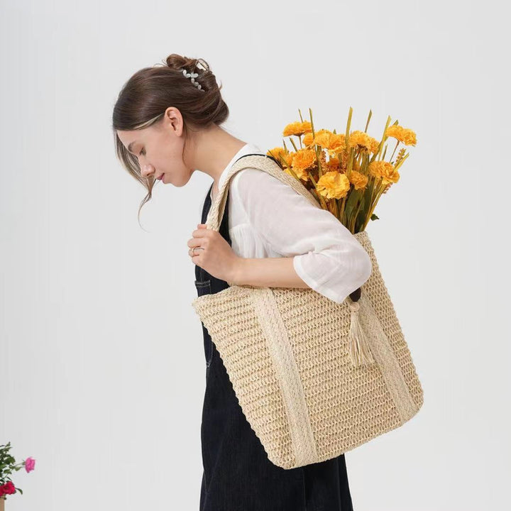 Geräumige Strandtasche mit einzigartigem geflochtenem Design Skanto