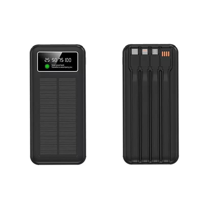 Solar-Powerbank mit integriertem Digitaldisplay Skanto