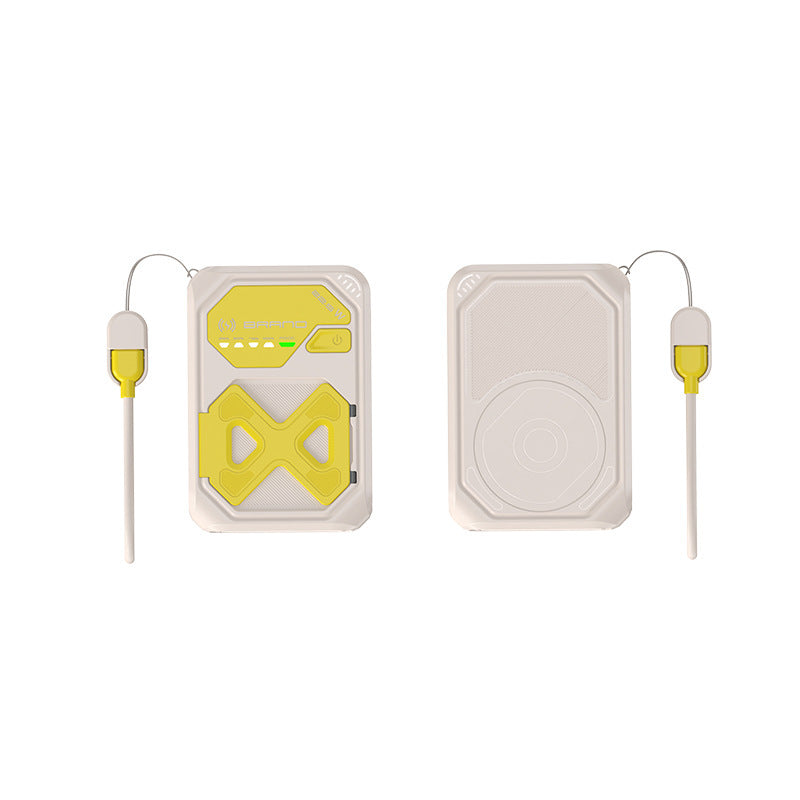 Tragbare Powerbank mit innovativer Schnellladung und kabelloser Option Skanto