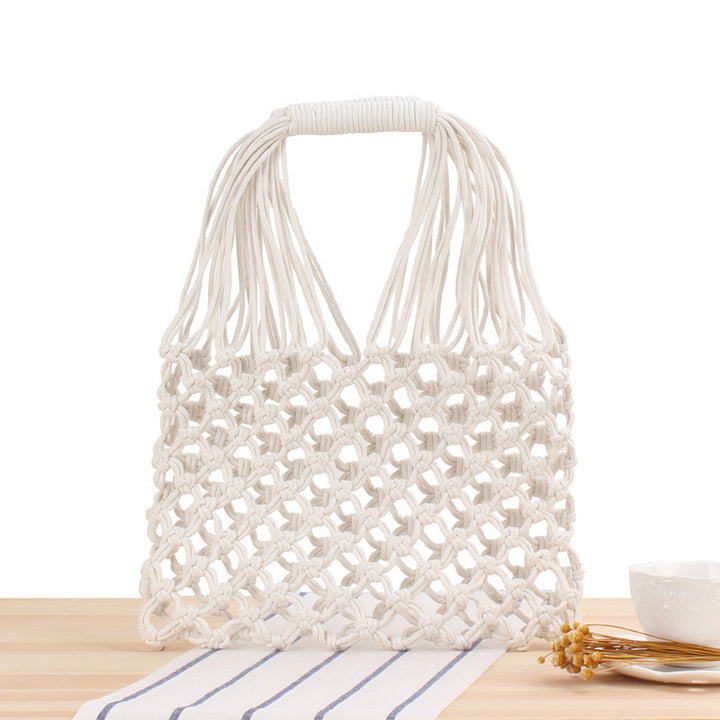 Moderne Netzstruktur-Shopper-Tasche Skanto