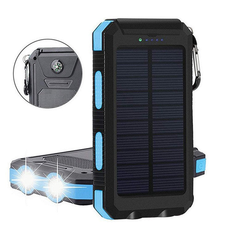 Solar-Powerbank mit robustem Gehäuse und hoher Kapazität Skanto