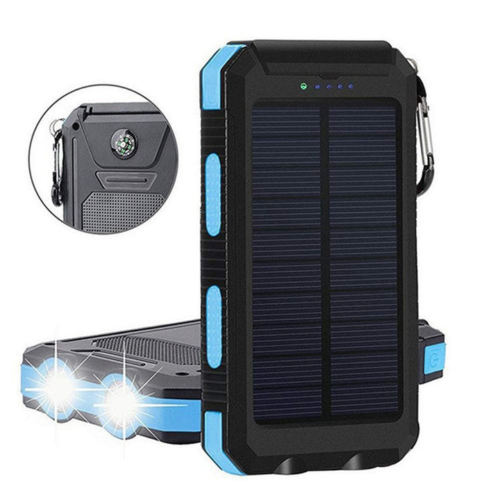 Solar-Powerbank mit robustem Gehäuse und hoher Kapazität Skanto