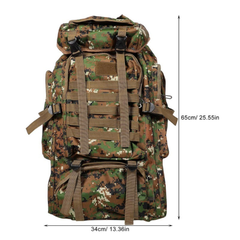 Taktischer Rucksack mit modularen Taschen und atmungsaktivem Rücken Skanto