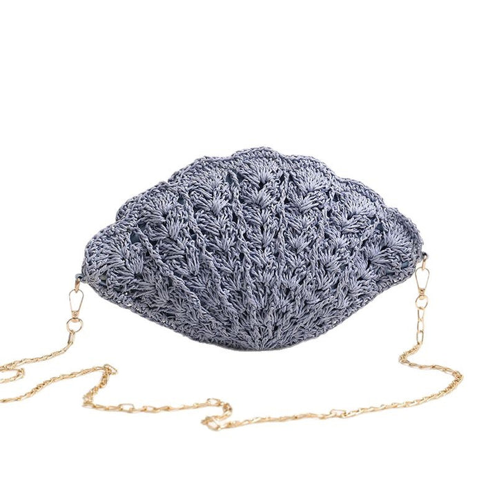 Elegante Clutch im Muscheldesign Skanto