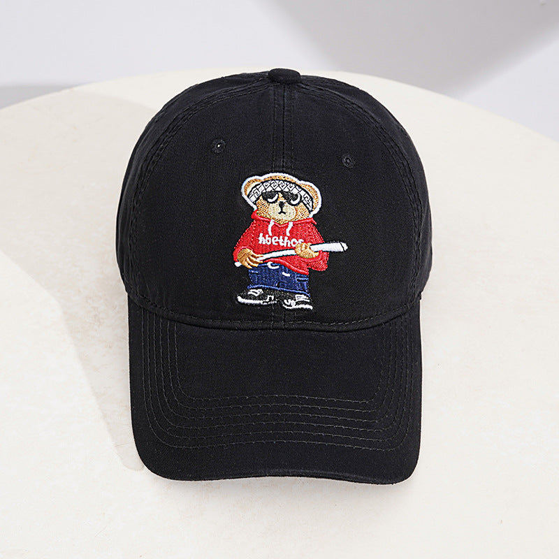 Herren Bestickte Baseballkappe mit Cartoon-Charakter Skanto