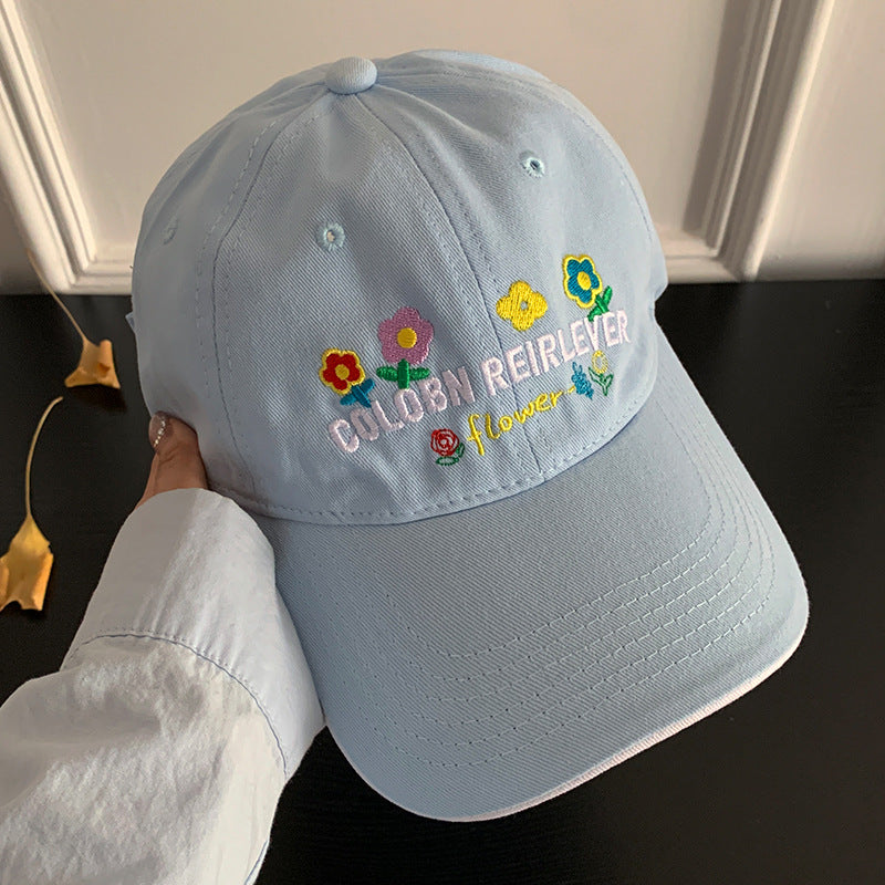 Damen Verstellbare Kappe Skanto mit Blumenstickerei