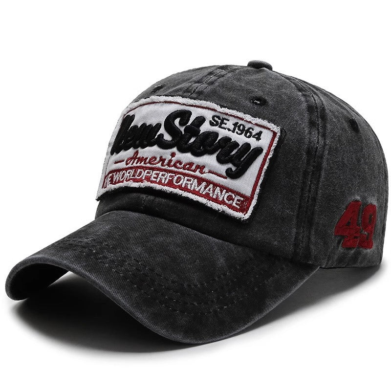 Lässige Herren-Cap im Vintage-Stil mit Stickerei Skanto