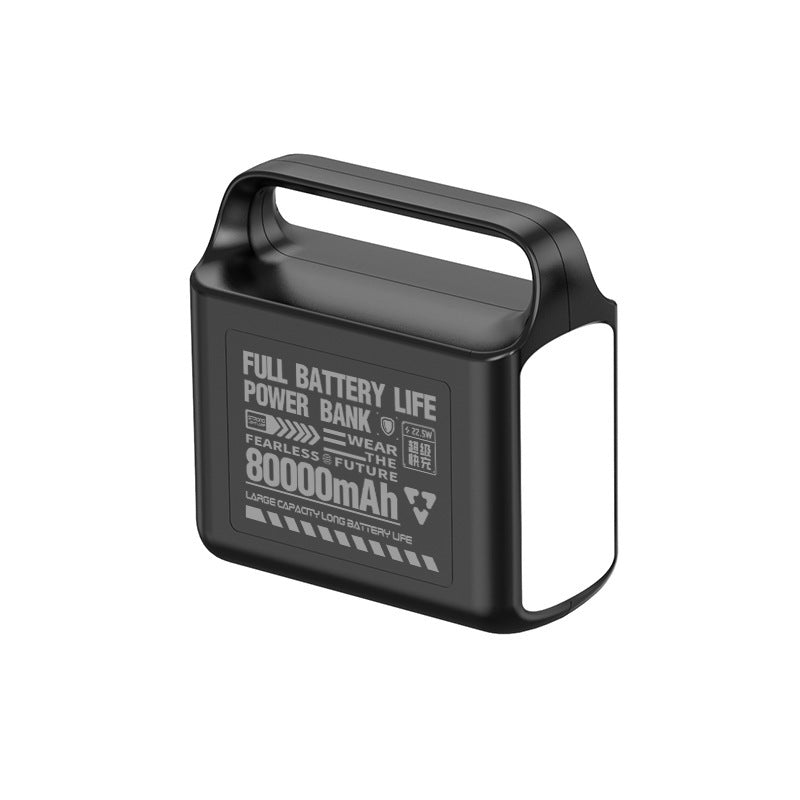 Tragbare Powerbank mit integrierter LED-Beleuchtung und hoher Kapazität Skanto