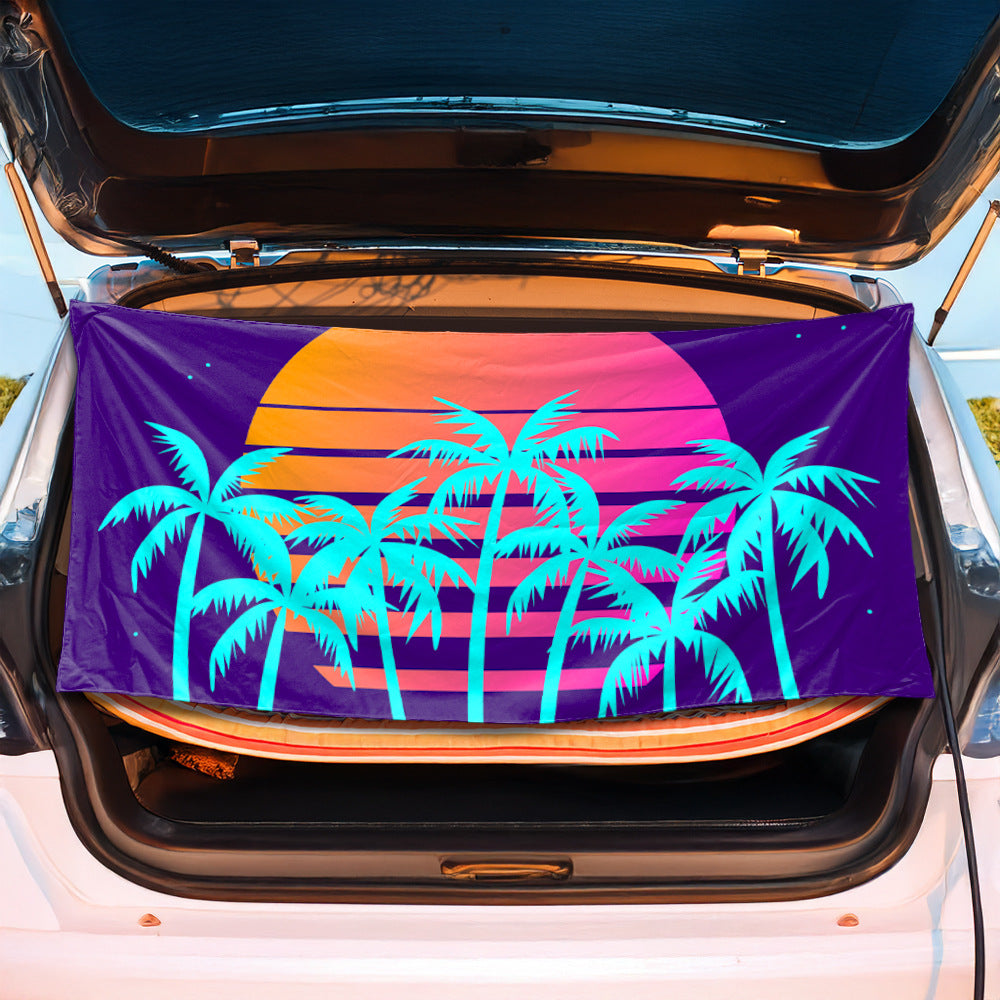 Stranddecke mit fröhlichem Sommermotiv Skanto