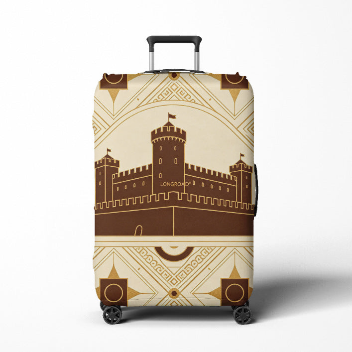 Damenkoffer Skanto mit elegantem Barockmuster