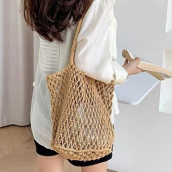 Handgeknüpfte Netztasche Skanto