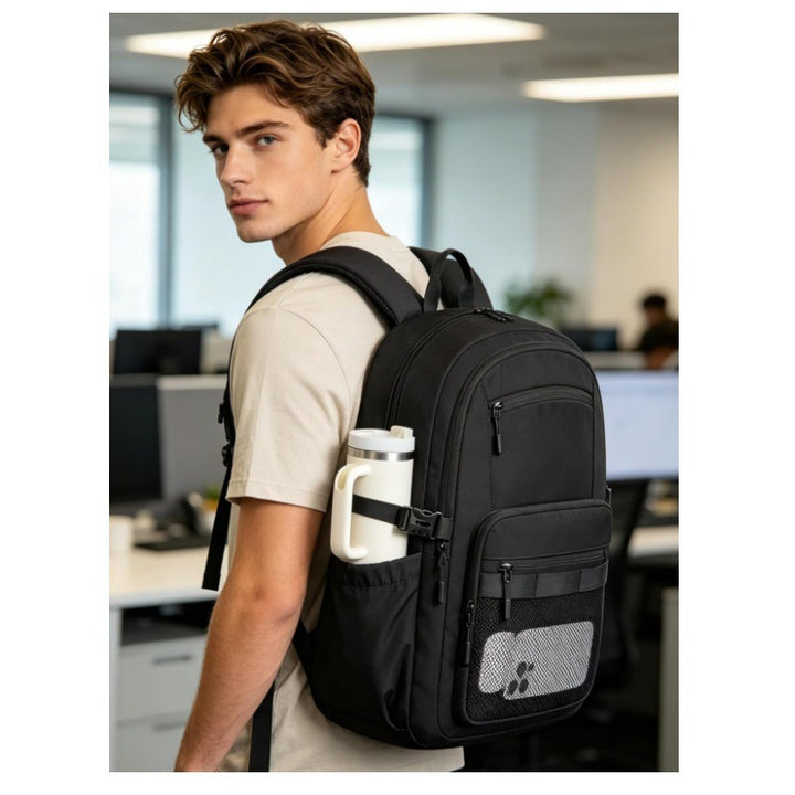 Alltagsrucksack mit praktischem Flaschenhalter Skanto