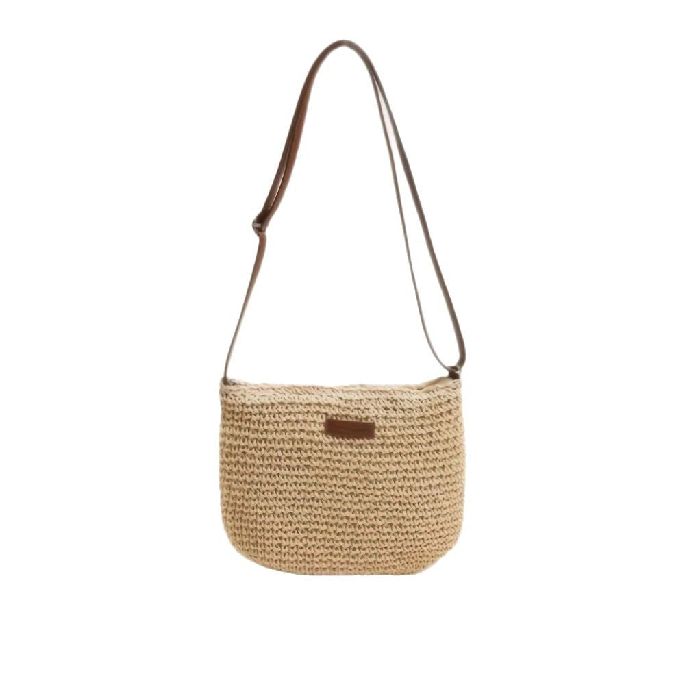 Handtasche aus hochwertigem Makramee mit gepolstertem Schultergurt Skanto