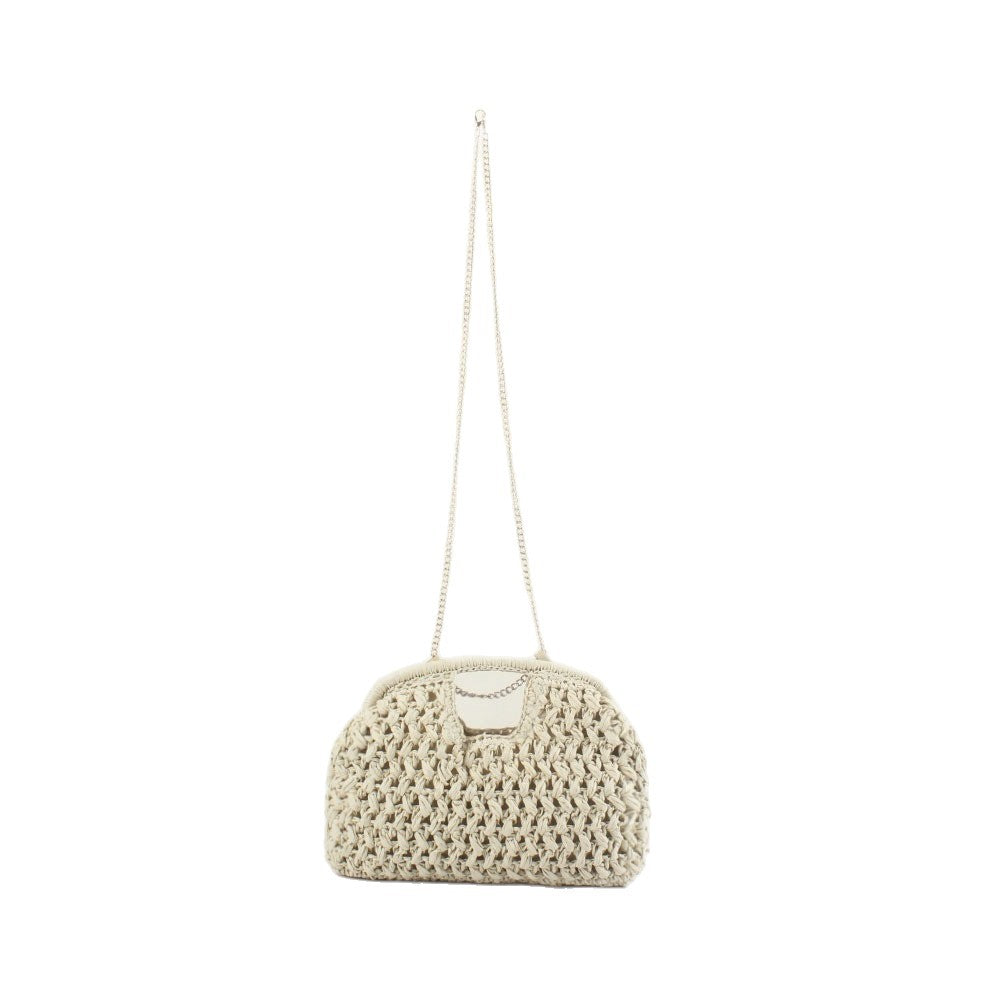 Feine Handtasche mit Metallkette Skanto