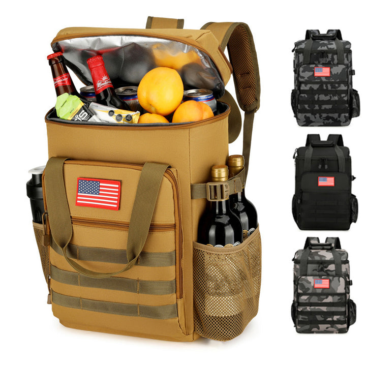 Unisex Nan Tactical Rucksack mit MOLLE-Front, isoliertem Kühlfach und gepolstertem Laptopfach Skanto