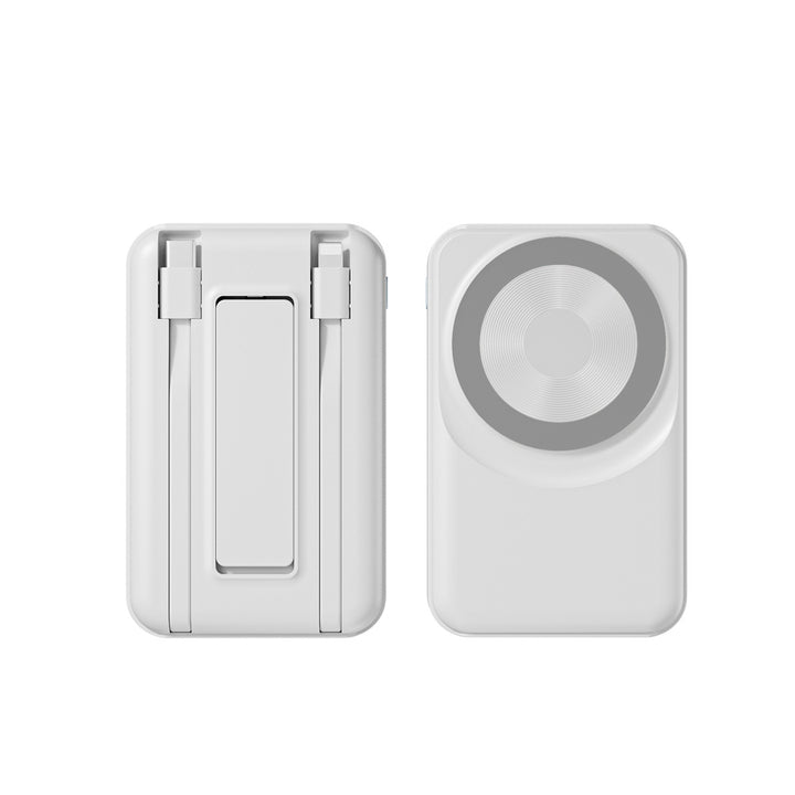 Portable Powerbank mit integriertem Ladekabel Skanto