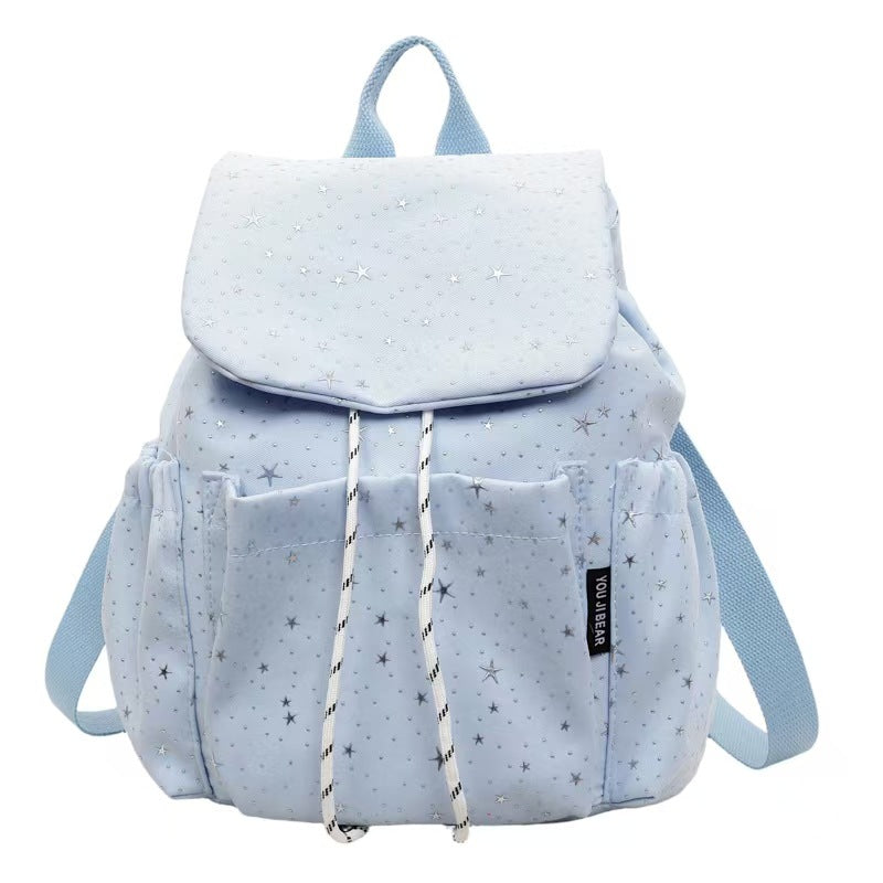 Lässiger Rucksack Skanto mit Sternenprint