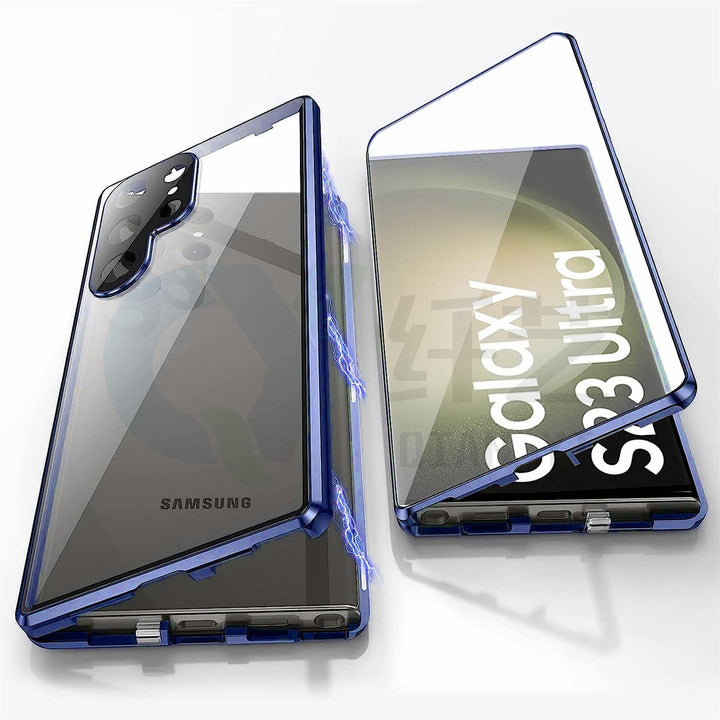 Magnetische Samsung-Glashülle | Doppelseitiges Gehärtetes Glas