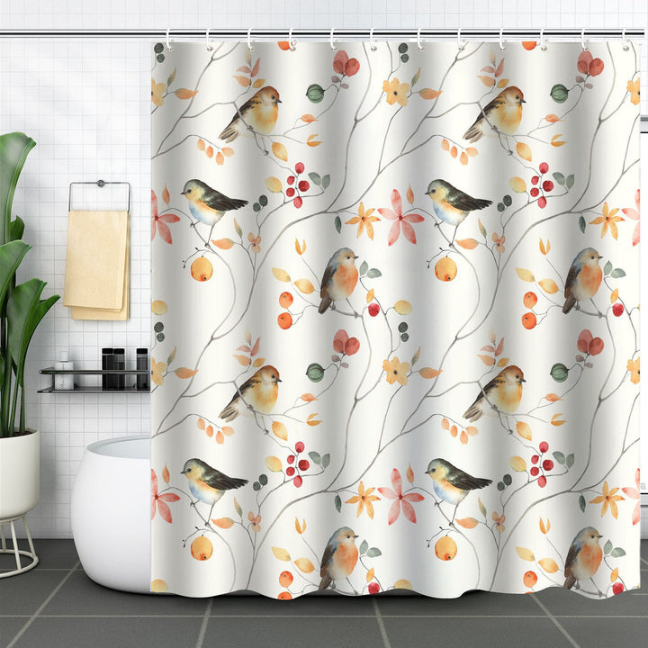 Duschvorhang Skanto mit Naturmotiv