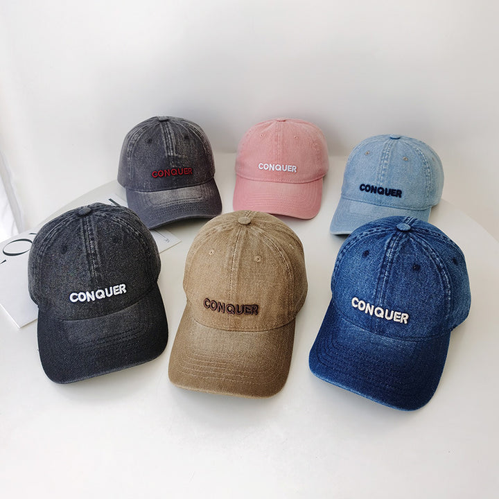 Damen Lässige Jeans-Kappe Skanto mit Stickerei