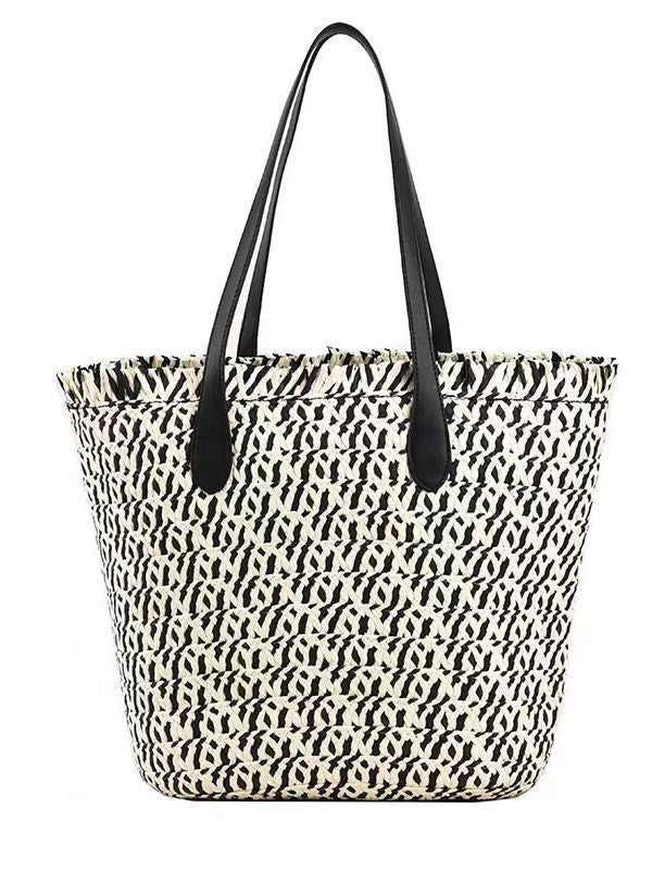 Designer-Korbtasche mit modernen Details Skanto