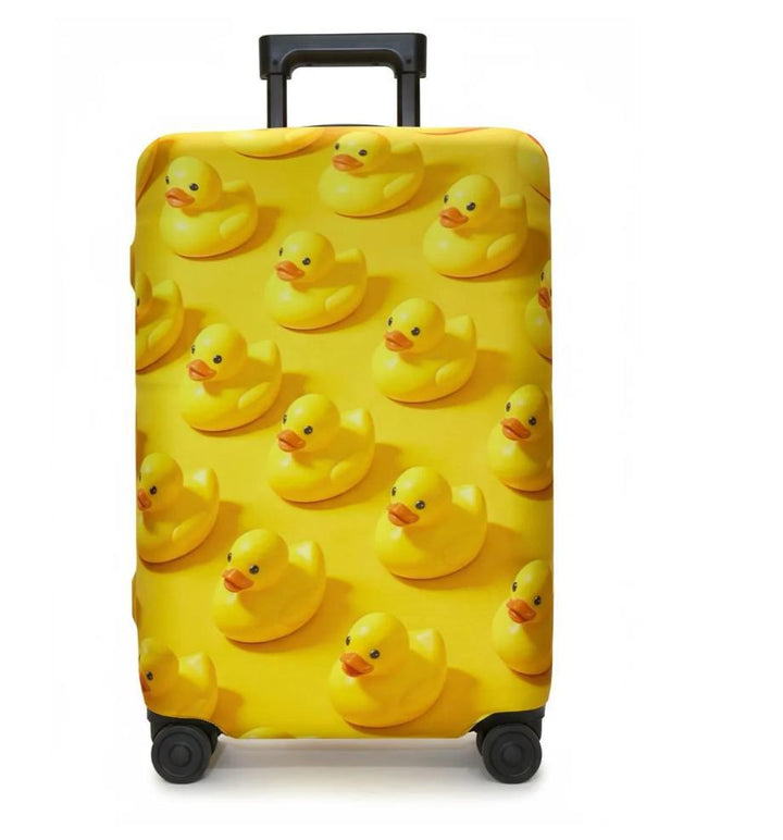 Unisex nicht-elastische Kofferhülle mit 3D-Hundemotiv für Trolley, elastisch und kratzfest Skanto