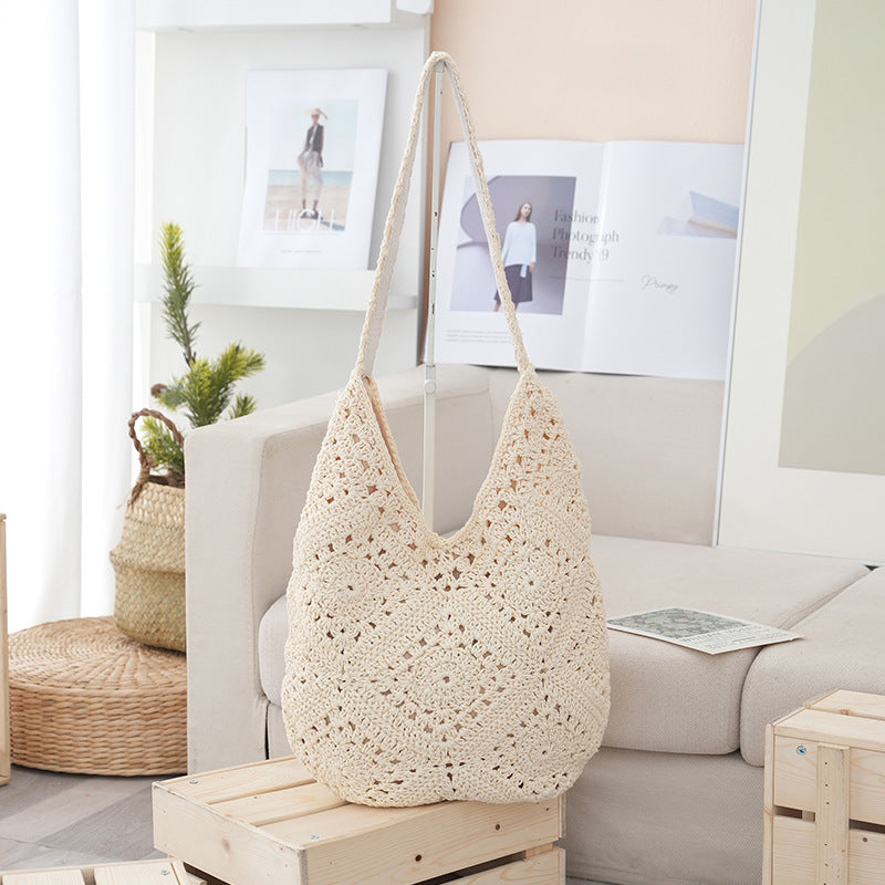 Handgemachte Häkel-Shopper-Tasche Skanto