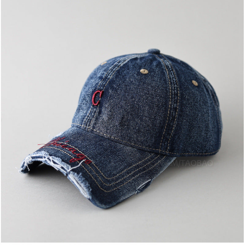 Damen Distressed Baumwoll Baseballkappe Skanto 1784083462