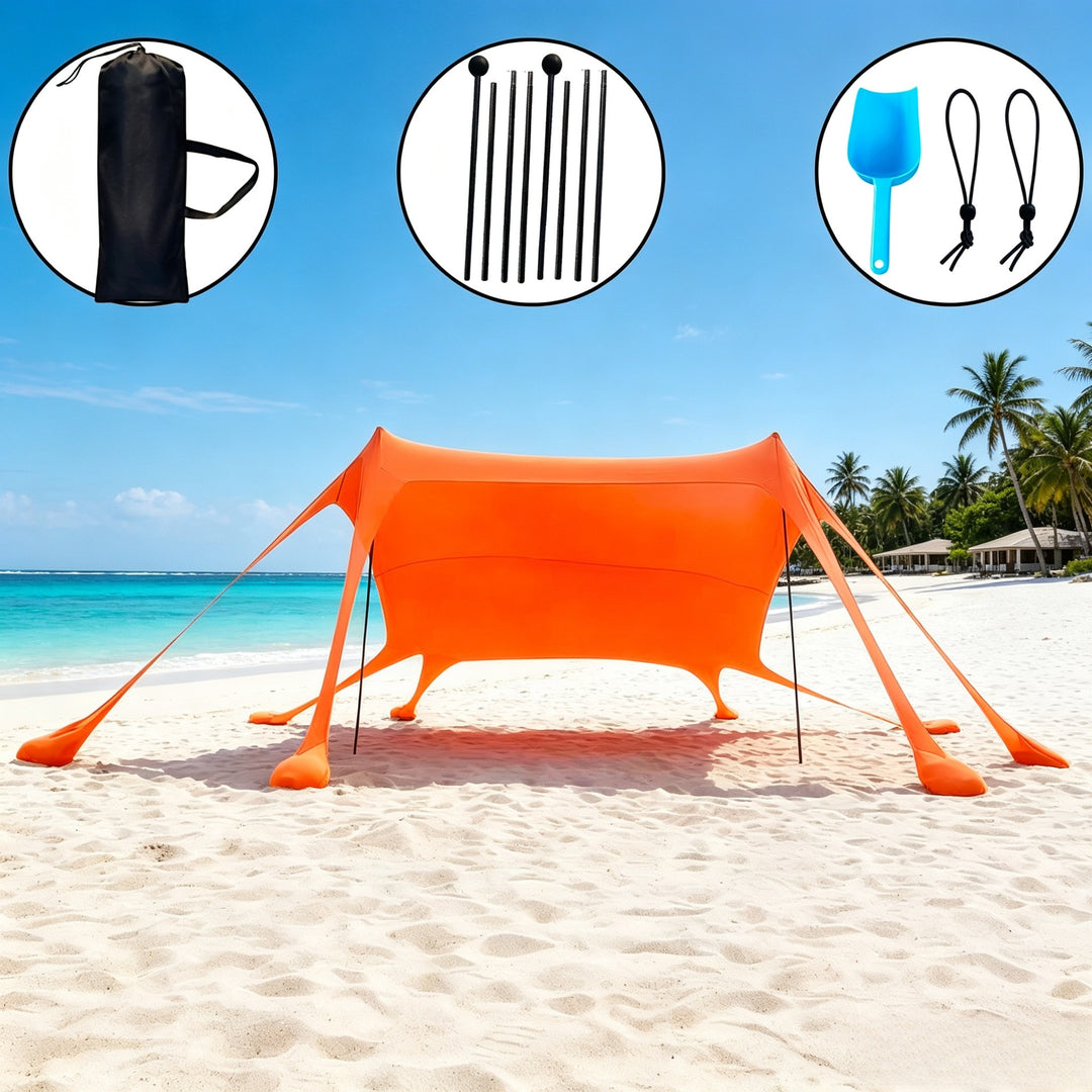 Tragbares Strand-Sonnenschutzdach Skanto