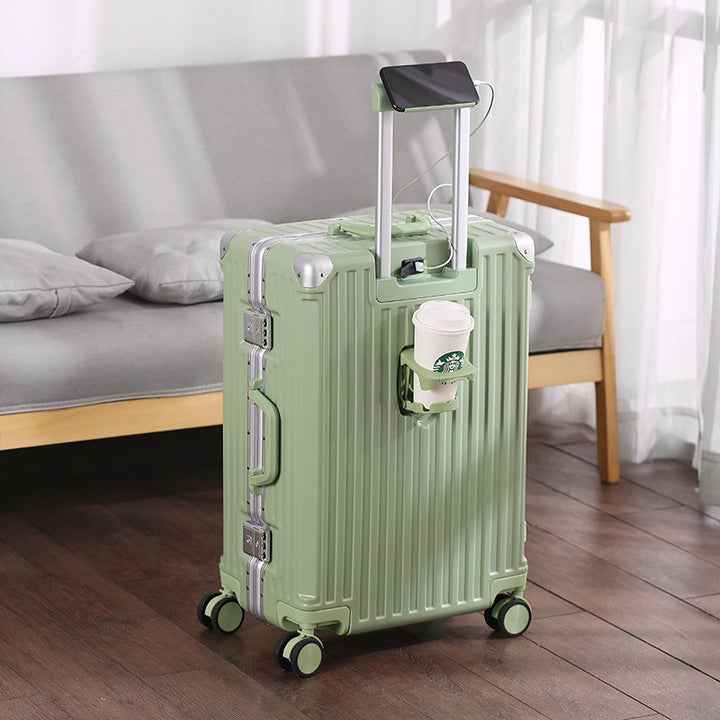 Unisex Eleganter und strapazierfähiger TSA-freundlicher Hartschalen-Handgepäckkoffer Skanto