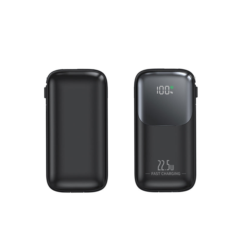 Hochleistungs-Powerbank mit intelligenter Ladeanzeige und integriertem Kabel Skanto