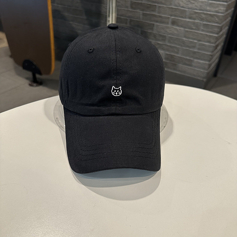 Damen Baseballkappe mit Katzenstickerei Skanto