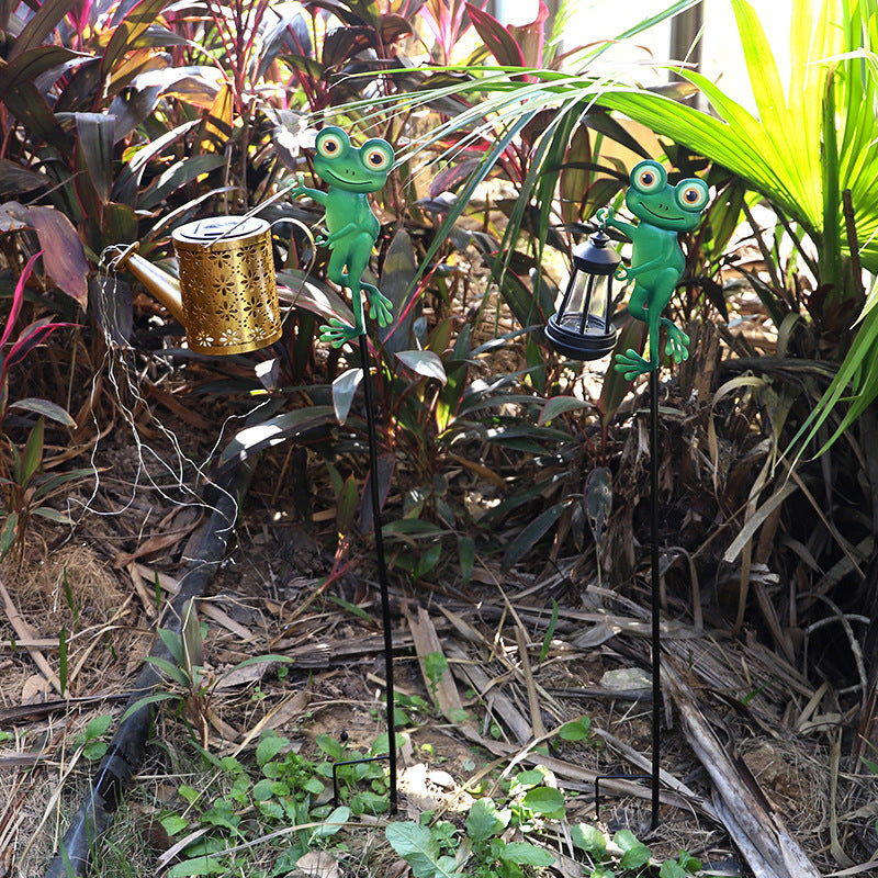 Dekorativer Kolibri-Solar-Gartenstecker mit Hängelampe Skanto