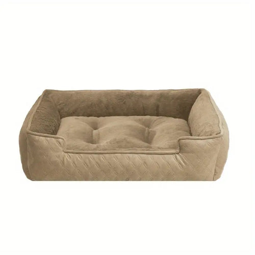 Luxuriöses gestepptes orthopädisches Hundebett
