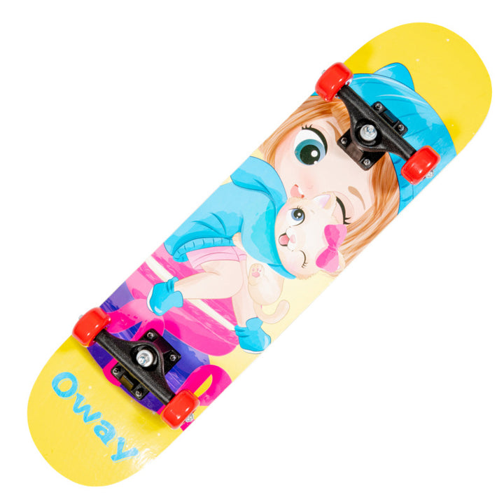 Trick-Skateboard mit Drachengrafik Skanto