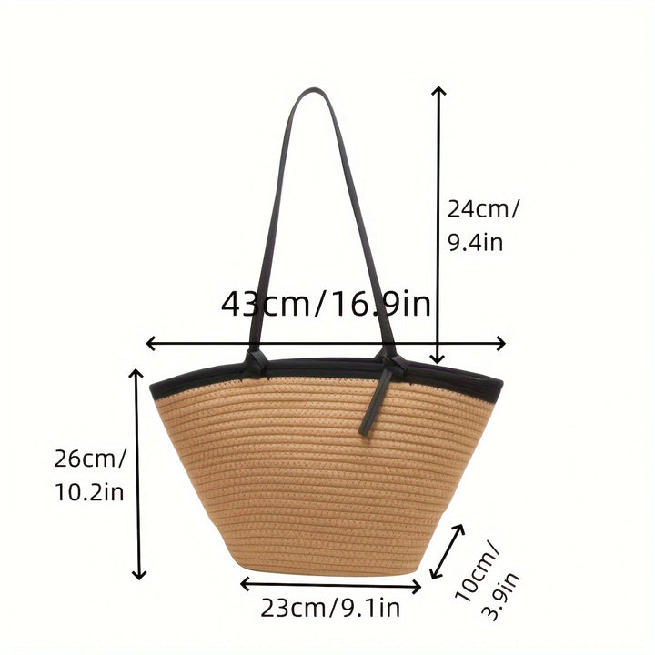 Strandtasche mit gewebter Struktur Skanto