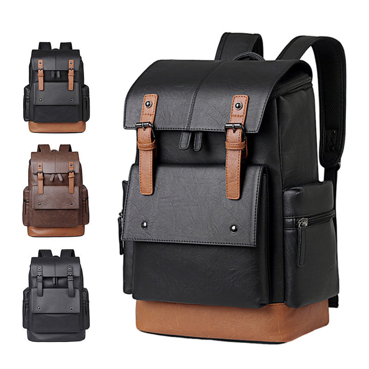 Eleganter Rucksack aus strapazierfähigem Kunstleder Skanto