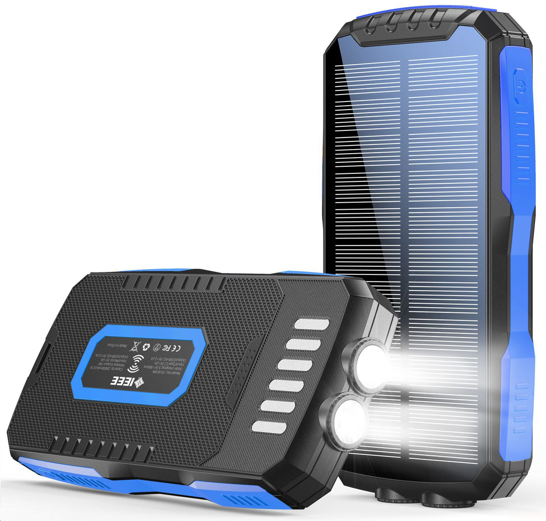 Tragbare Ultra-Solar Powerbank mit integriertem LED-Licht Skanto