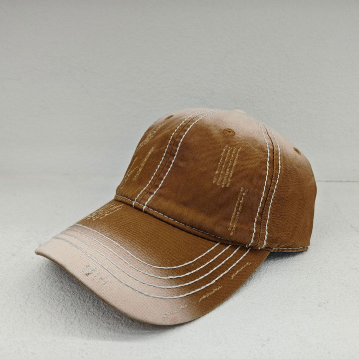 Herren Klassische Distressed Baumwoll-Baseballkappe Skanto