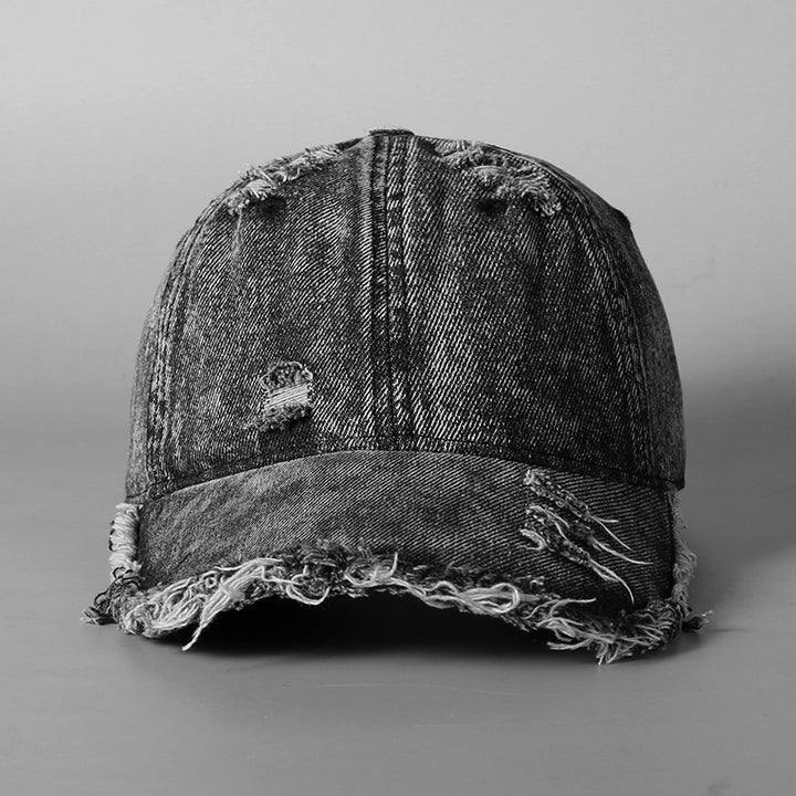 Herren Baseballkappe im Used-Look aus Vintage-Denim Skanto