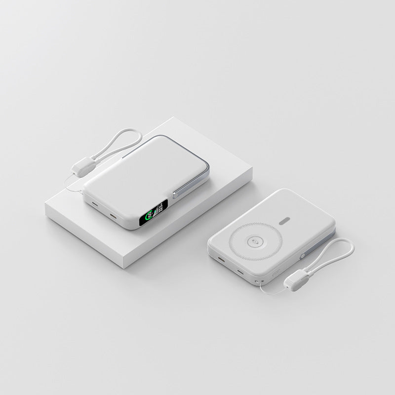Ultraleichte Powerbank mit integriertem LED-Display und Schnellladefunktion Skanto