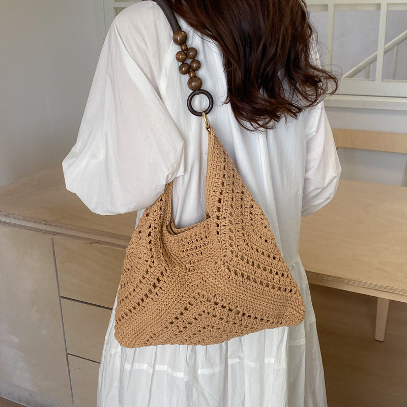 Handgemachte grob gestrickte Tasche Skanto