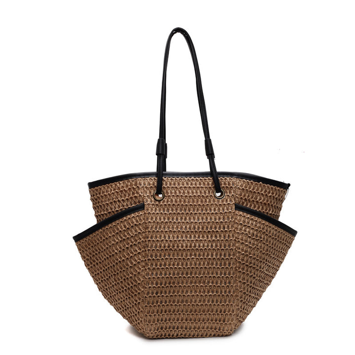 Geräumige Makramee-Strandtasche Skanto