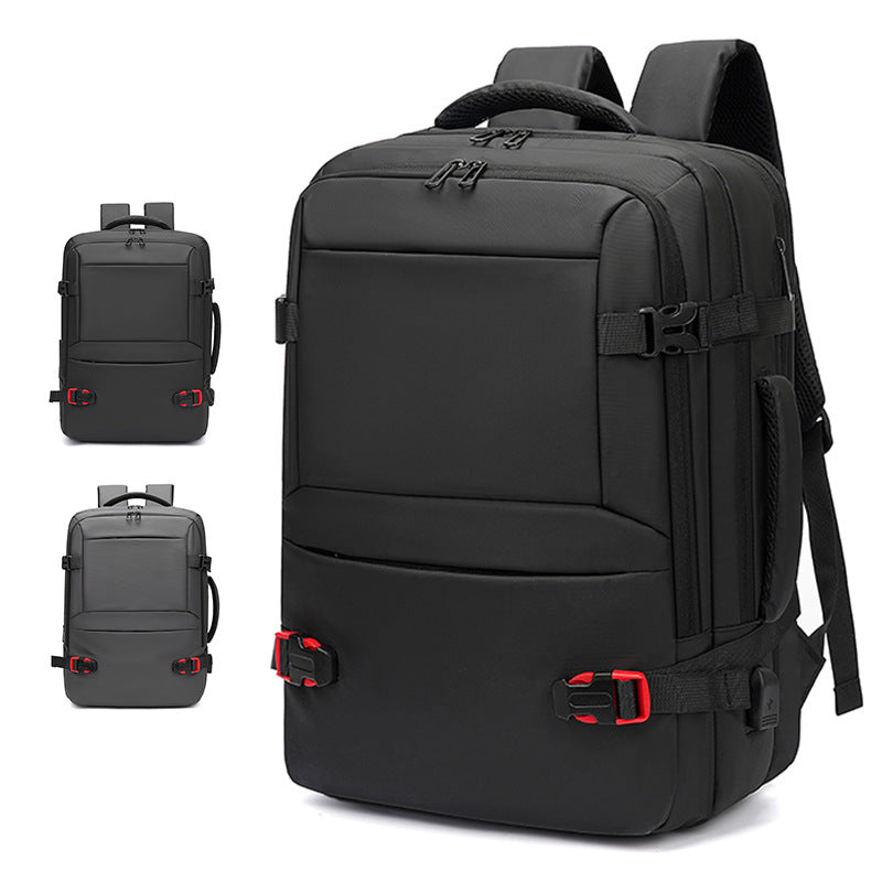 Multifunktionaler Laptop-Rucksack mit wasserabweisendem Design und ergonomischen Gurten Skanto